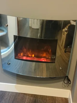 Estufa Eléctrica Decorativa Efecto Chimenea