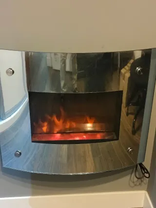 Estufa Eléctrica Decorativa Efecto Chimenea