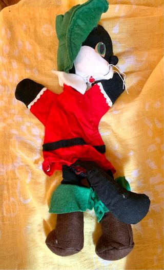 Títere El Gato con Botas - antigua Checoslovaqia