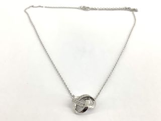 collar plata 925mm con piedra con circonita 19 5cm