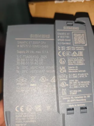 Siemens CPU 1512SP-1 PN nueva 2025