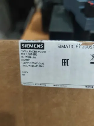 Siemens CPU 1512SP-1 PN nueva 2025