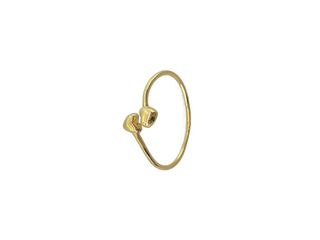 anillo oro 18k con circonita t. 21 (19,42 mm)