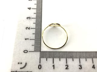 anillo oro 18k con piedra con circonita