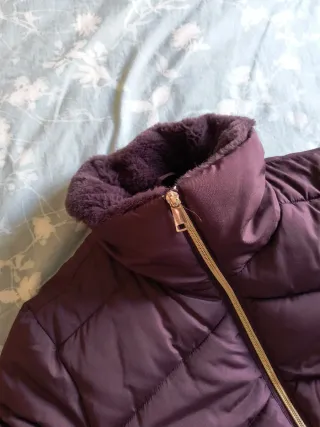 Chaquetón morado talla S
