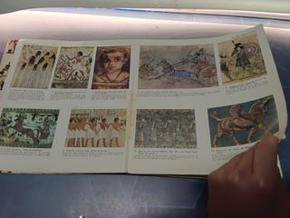 Álbum de cromos, EL MUNDO DE LA PINTURA - ÁLBUM COMPLETO - DIFUSORA DE CULTURA , año 1967 , PORTADA FORRADA