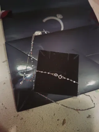 Collana Cuore Oro bianco 18k