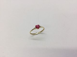 anillo oro 18k con piedra