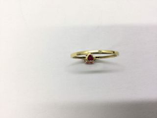 anillo oro 18k con piedra