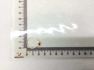 anillo oro 18k con piedra