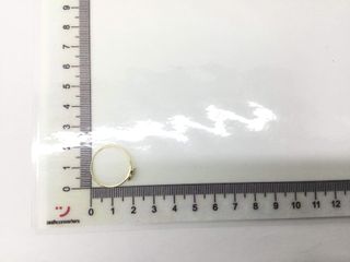 anillo oro 18k con piedra con circonita