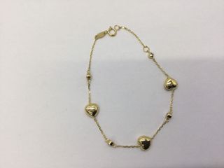 pulsera oro 18k con piedra con circonita