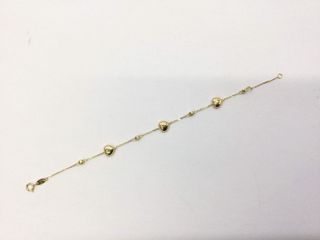 pulsera oro 18k con piedra con circonita