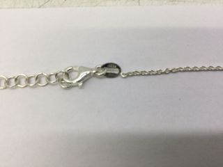 collar plata 925mm con piedra con circonita 22cm