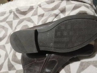 Botines de cuero marrones talla 42.5