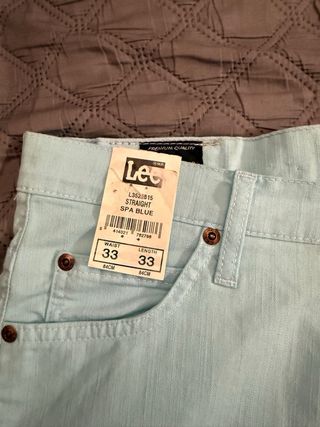 Pantalones Lee Azul Talla W33 L33