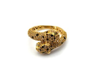 sortija oro 18k con piedra con circonita