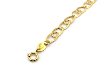 pulsera oro 18k con piedra con circonita