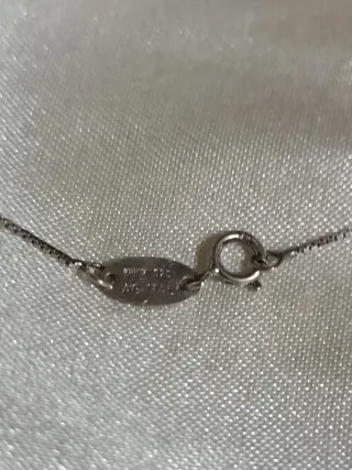 Collana Cuore dell'oceano Argento 925 Amen