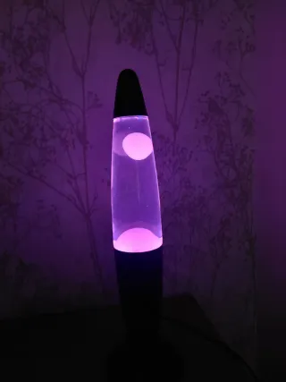 Lâmpada de Lava LED com Controle Remoto