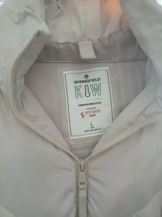 Plumífero Springfield Beige Talla L