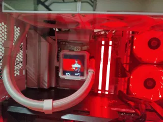 PC Gamer Aorus Potente Blanco/Rojo