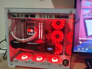 PC Gamer Aorus Potente Blanco/Rojo