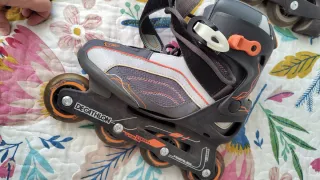 Patines en línea Decathlon con protecciones