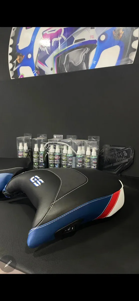 Asiento gel moto,tapizado personalizado