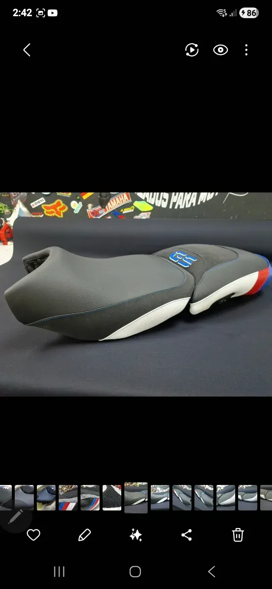 Asiento gel moto,tapizado personalizado