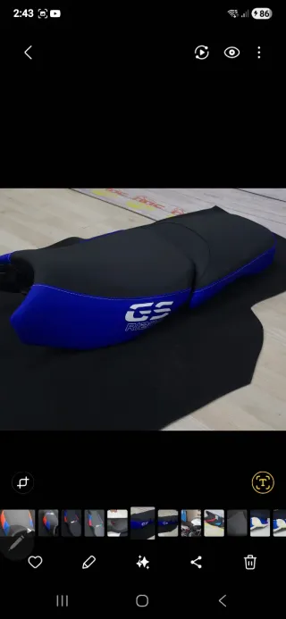 Asiento gel moto,tapizado personalizado