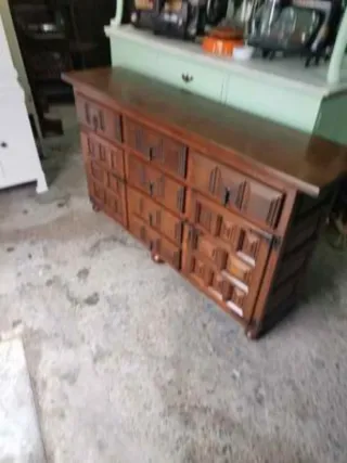 Mueble retro de madera años 70