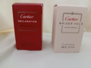 Cartier DÉCLARATION y BAISER VOLÉ Miniaturas