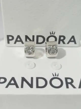 Charms Separadores de Clips Mickey y Minnie Disney