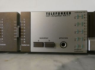 Amplificador Hifi Telefunken RA71 vintage