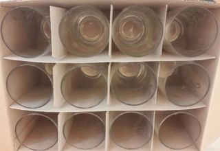 12 Vasos Cerveza Cruzcampo relieve