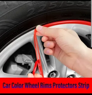 Protector de llantas rojo