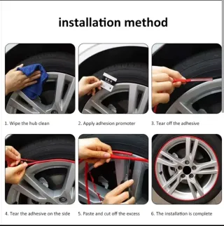 Protector de llantas rojo