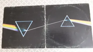 Dos discos de vinilo de Pink Floyd