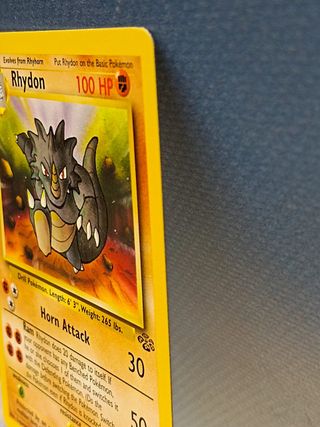 carta suelta, pokemon, Rhydon (JU 45)