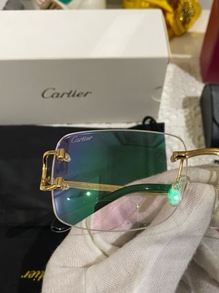Gafas CARTIER originales doradas