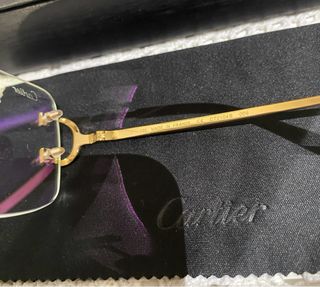 Gafas CARTIER originales doradas
