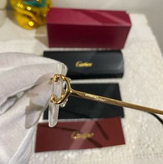 Gafas CARTIER originales doradas
