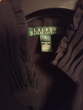 Blusa Ralph Lauren Negra Talla S