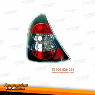 PILOTOS TRAS. CLIO, 98-01 CRISTAL CLARO/NEGRO