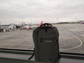 Mochila Portátil Cabina Avión Gris