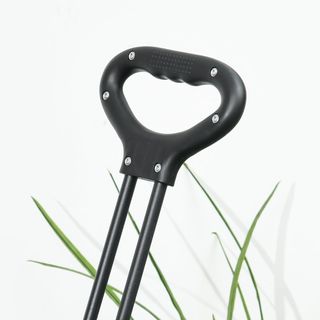 Carro de Playa Plegable 110L Con Manija Telescópica Y Bolsa Térmica De 15L, Carro De Jardín De Acero Y Tela Oxford, Azul