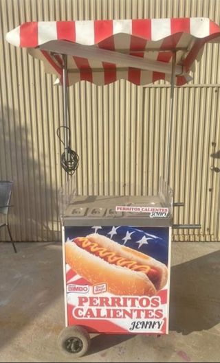 Carrito americano hot dog para eventos