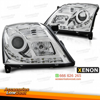 FAROS OPEL VECTRA C 02-05 TRU DRL XENON FONDO CRO