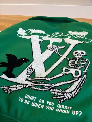 Chaqueta Louis Vuitton Verde Talla L